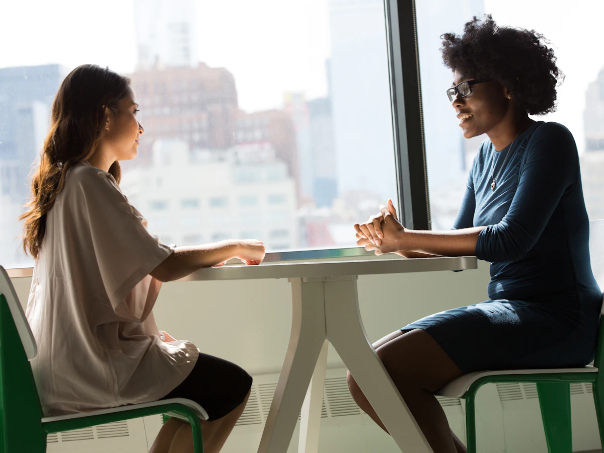 Advisor and student in a study abroad consultation